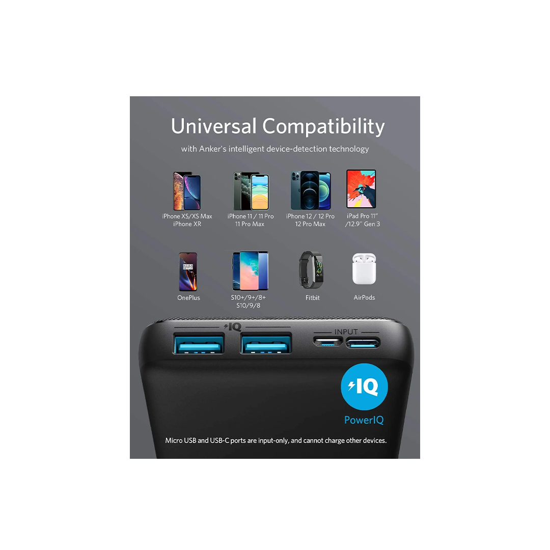 Anker PowerCore 20000 mAh PD Power Bank - Black in Qatar Anker PowerCore 20000 mAh PD Power Bank - Black in Qatar